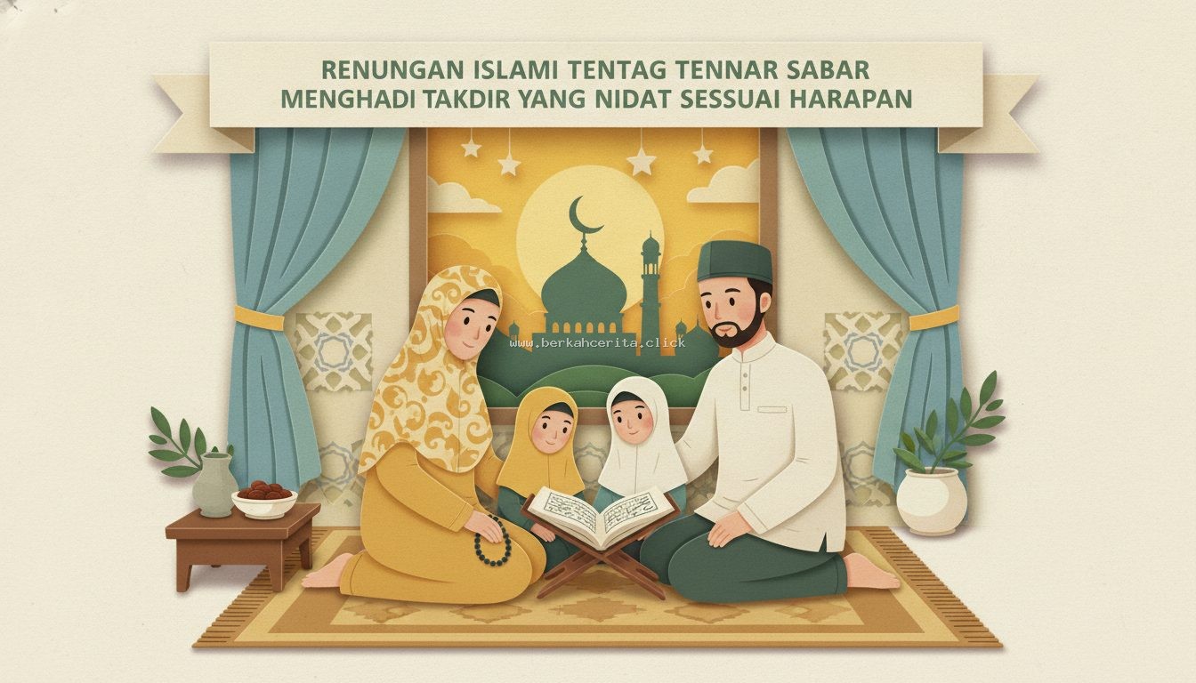 Sabar Menghadapi Takdir yang Tak Sesuai Harapan